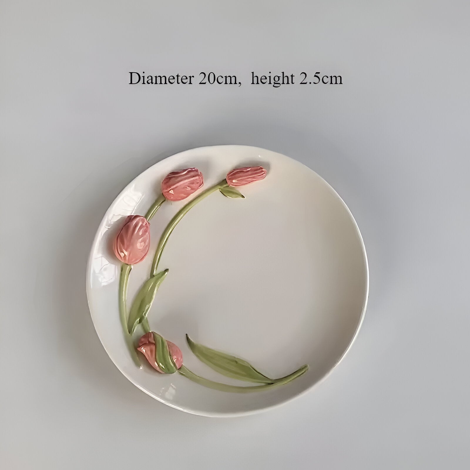 Tazza da caffè in ceramica creativa a forma di tulipano con piattino - Piatto rosa 260-310ML - caffè ceramica creativa forma home & garden huis & tuin piattino tazza tazza caffè - Concept Palermo