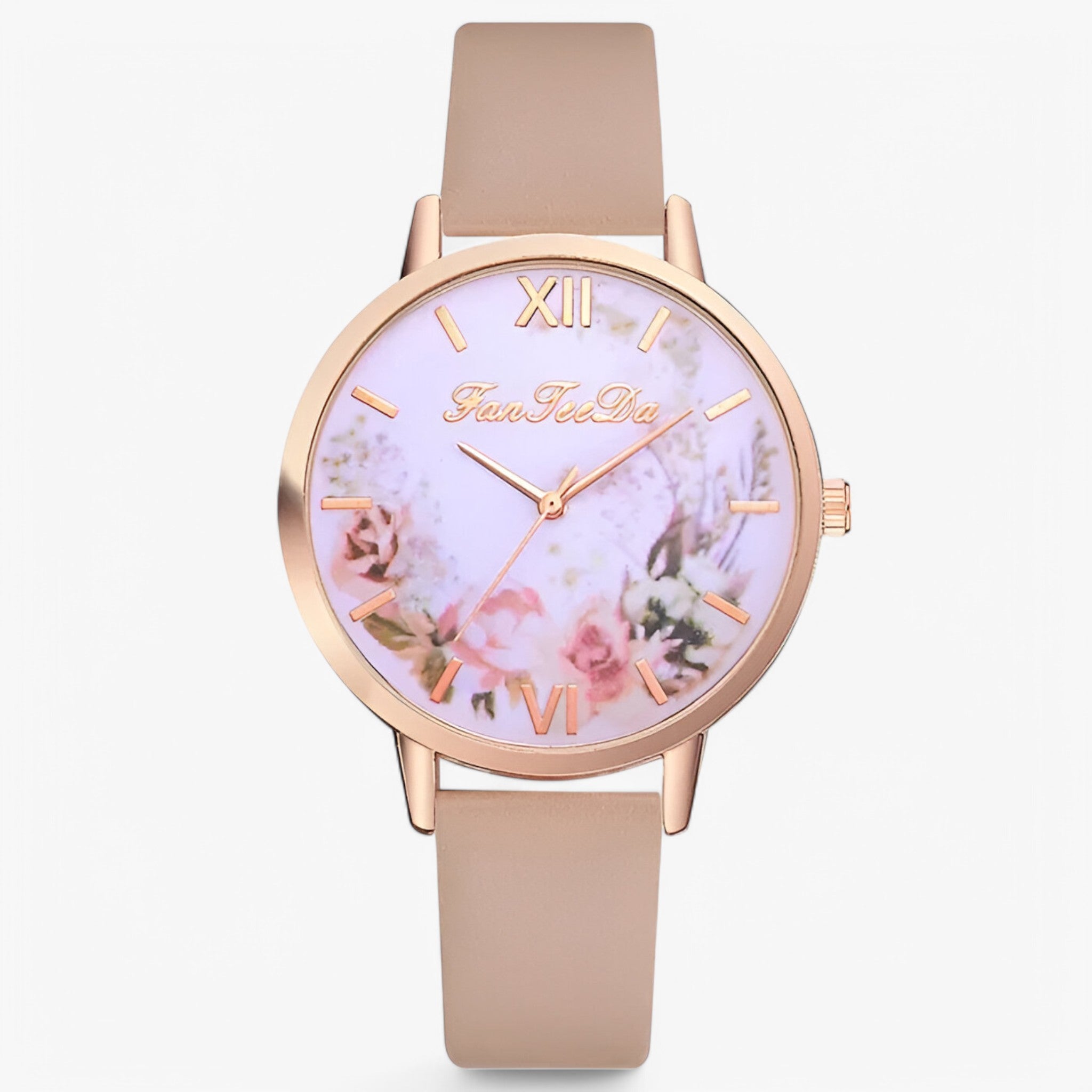 Orologio da donna con cinturino in pelle e design semplice e alla moda - kaki - alla cinturino design donna female watch moda orologio orologio donna pelle watch for women - Concept Palermo