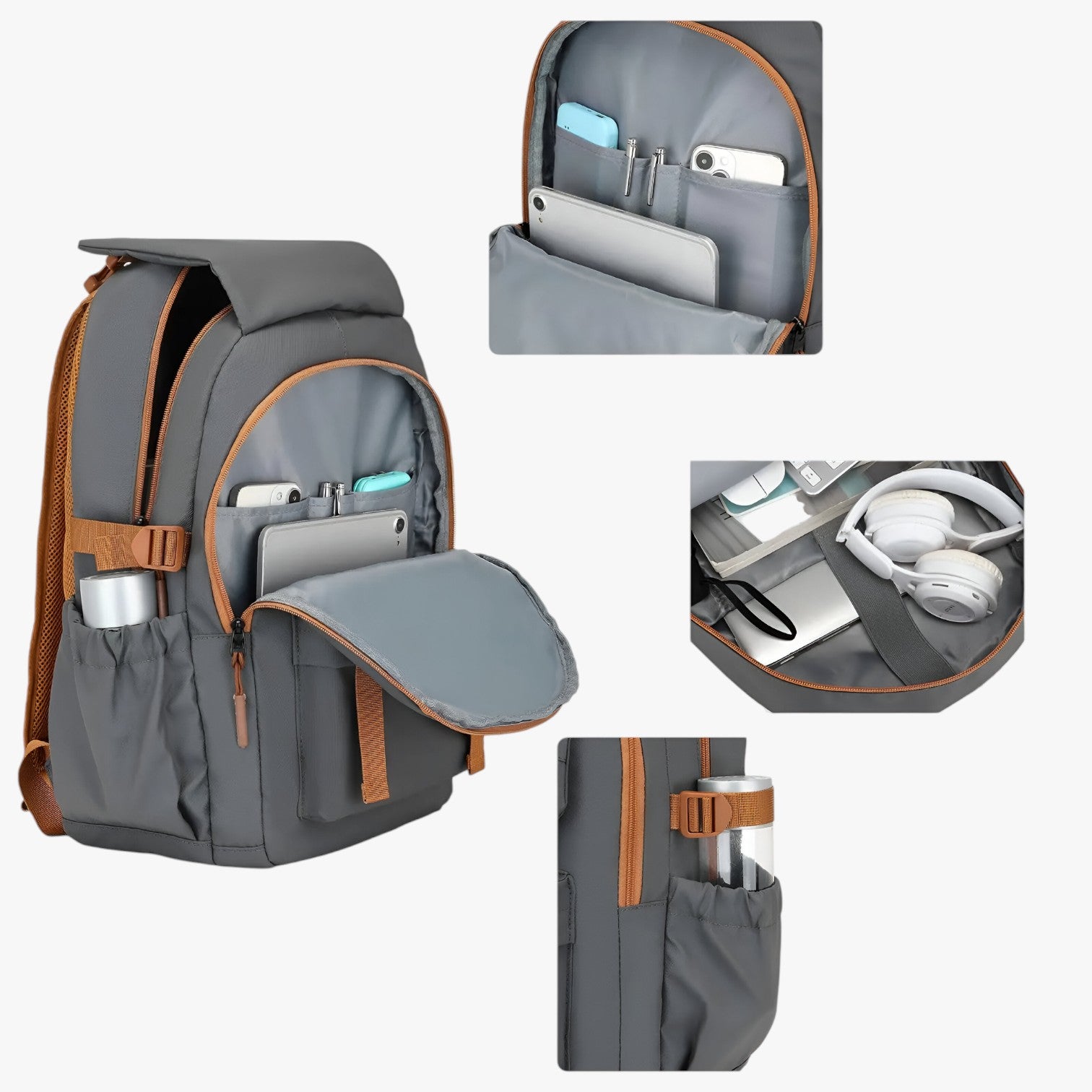 Zaino impermeabile con tasche multiple Uomo - - Bags impermeabile men bag mens bag multiple tasche uomo zaino zaino impermeabile - Concept Palermo
