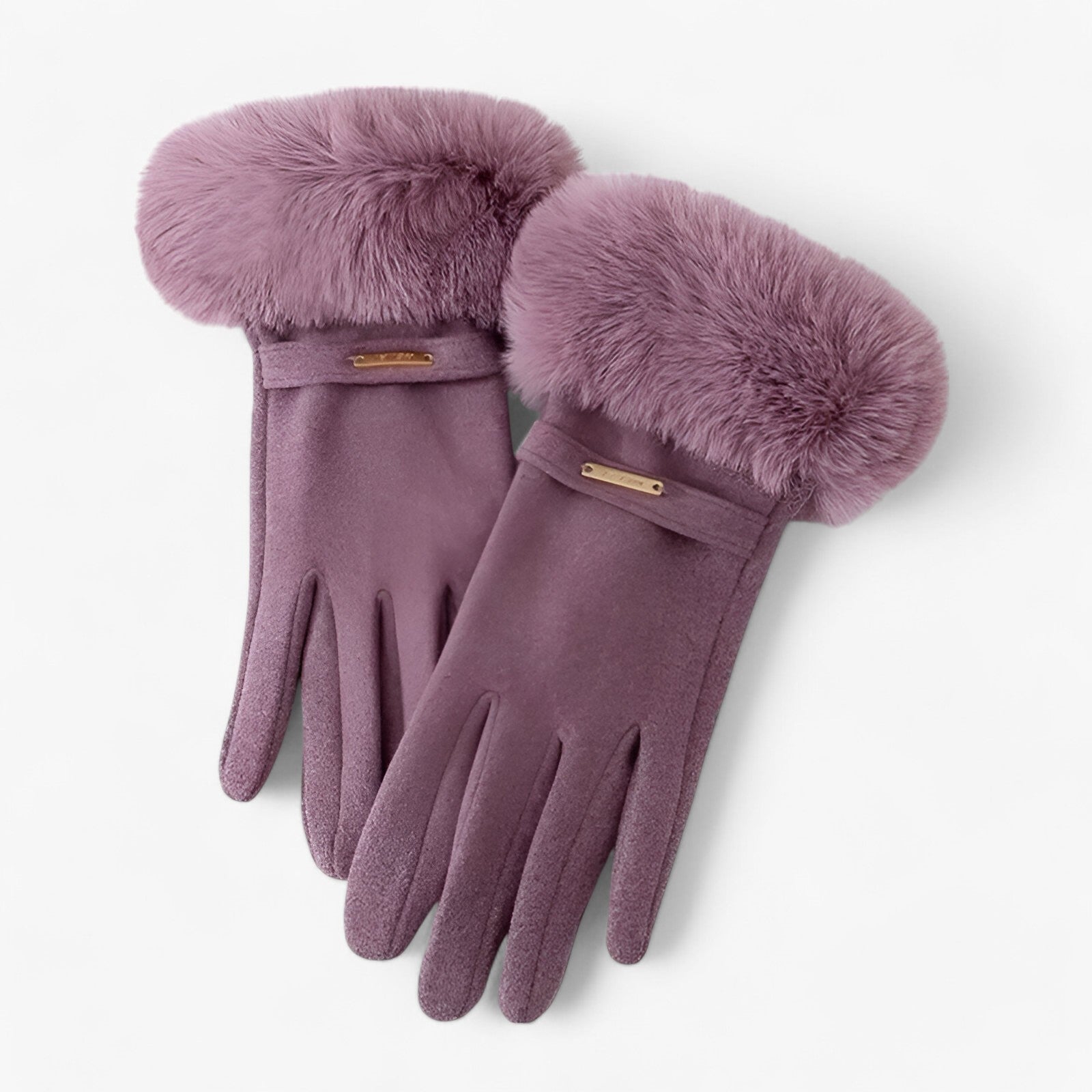 Guanti Touchscreen per Giornate Invernali Calde - Viola Una taglia - calde giornate gloves gloves & mittens guanti guanti touchscreen invernali touchscreen winter gloves Women fashion - Concept Palermo