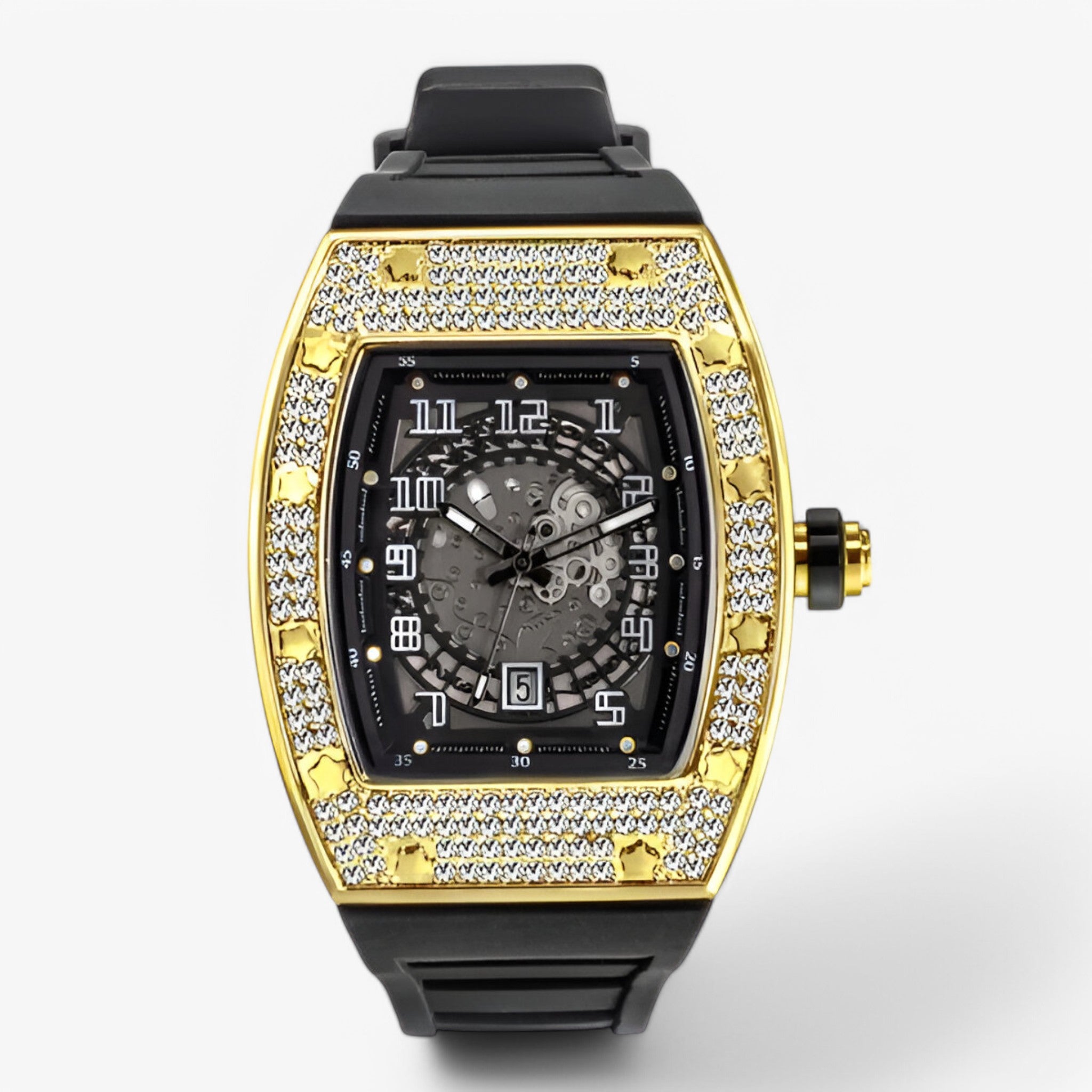 Orologio Tonneau di lusso - Oro - accessoires horloges orologio orologio tonneau tonneau watches - Concept Palermo