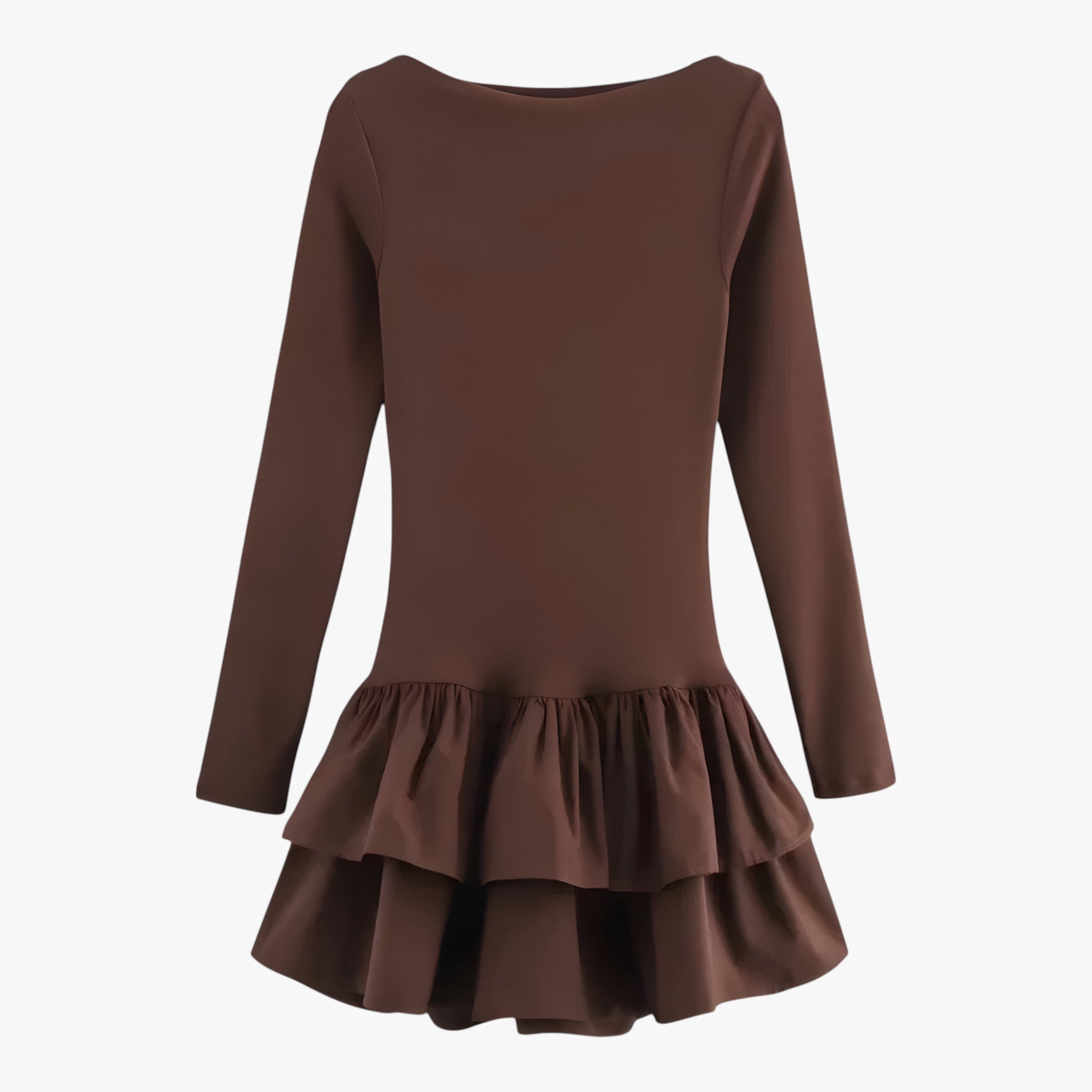Mini abito a maniche lunghe - Tendenza e stile Donna - - abito abito maniche donna dresses lunghe maniche stile tendenza - Concept Palermo