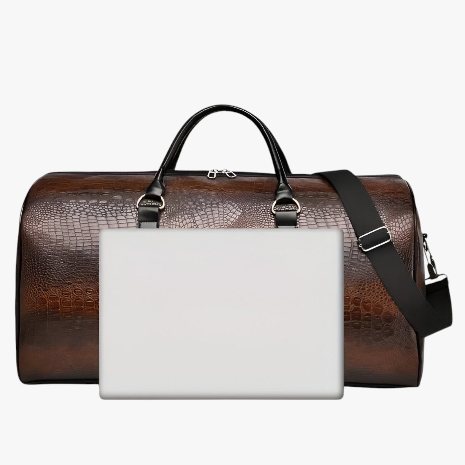Borsa da Viaggio Grande in Pelle Marrone, Resistente e Capiente, per Uomo e Donna - - Bags borsa borsa viaggio capiente duffel bag men bag pelle resistente viaggio - Concept Palermo