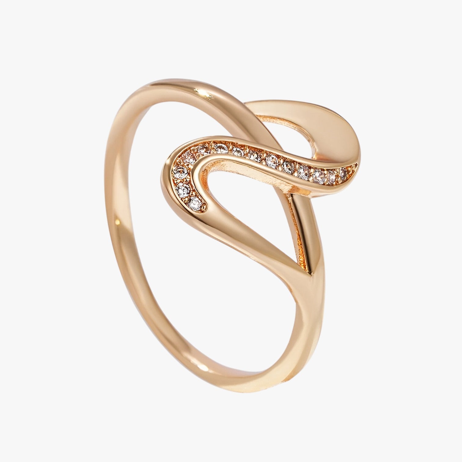Anello in oro rosa con zirconi - 6 Z0626 - anello anello zirconi jewelry Ring Rings women ring womens ring zirconi - Concept Palermo