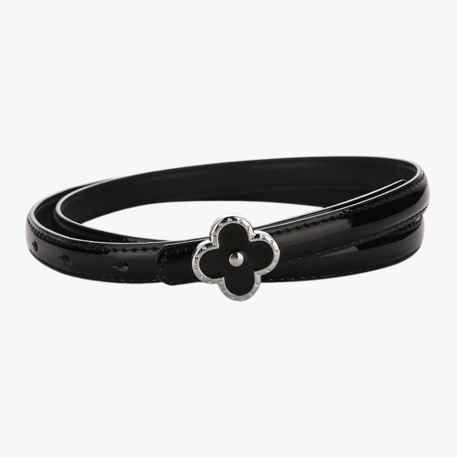 Cintura Uomo in Vera Pelle Sottile Nera per Abiti Eleganti e Casual - - Belts cintura cintura sottile outfit pelle sottile uomo vera waist belt for women Womens belt - Concept Palermo