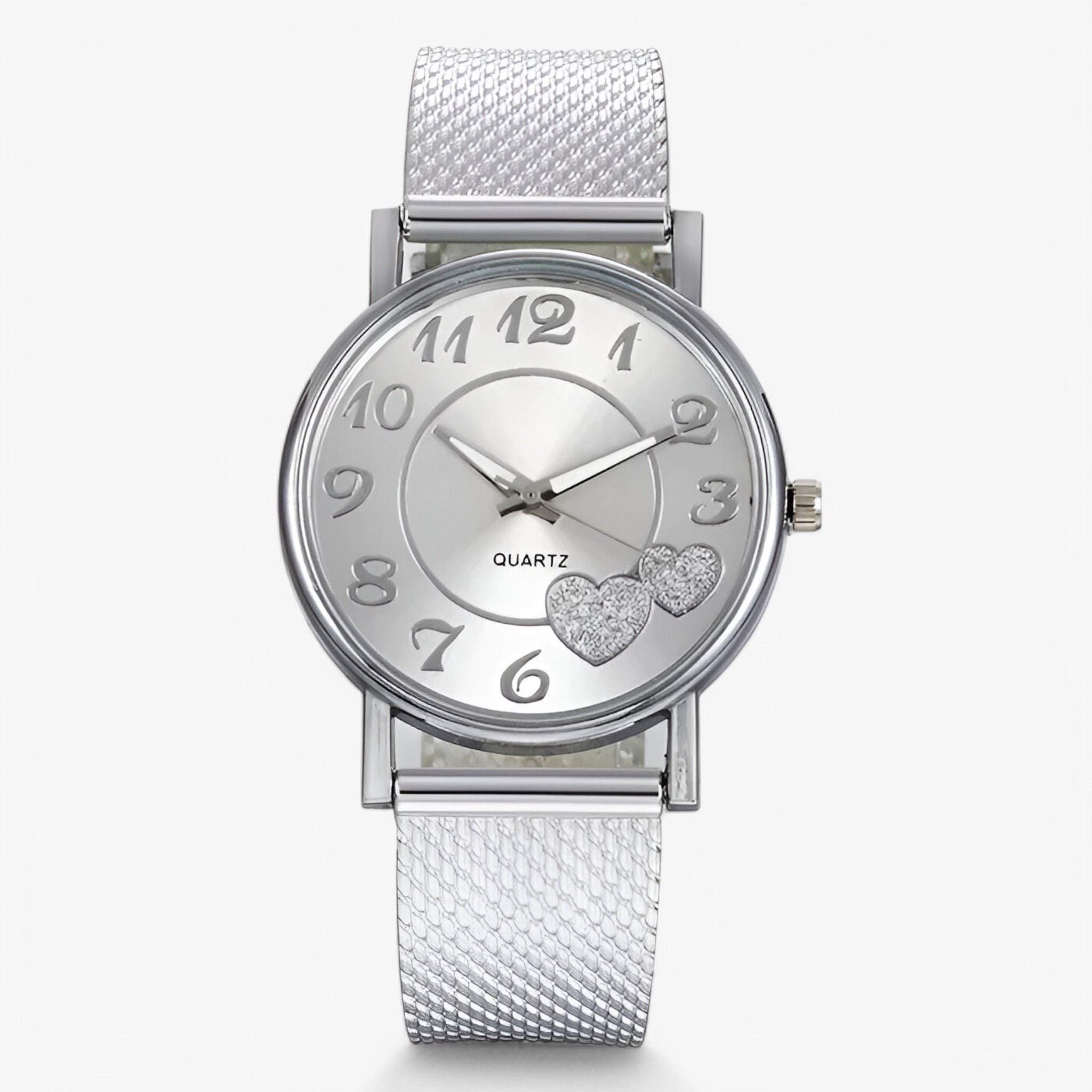 Orologio da Uomo in Oro Rosa con Quadrante a Cuore, Elegante e Moderno - Argento - cuore female watch orologio orologio quadrante quadrante uomo watch for women watches - Concept Palermo