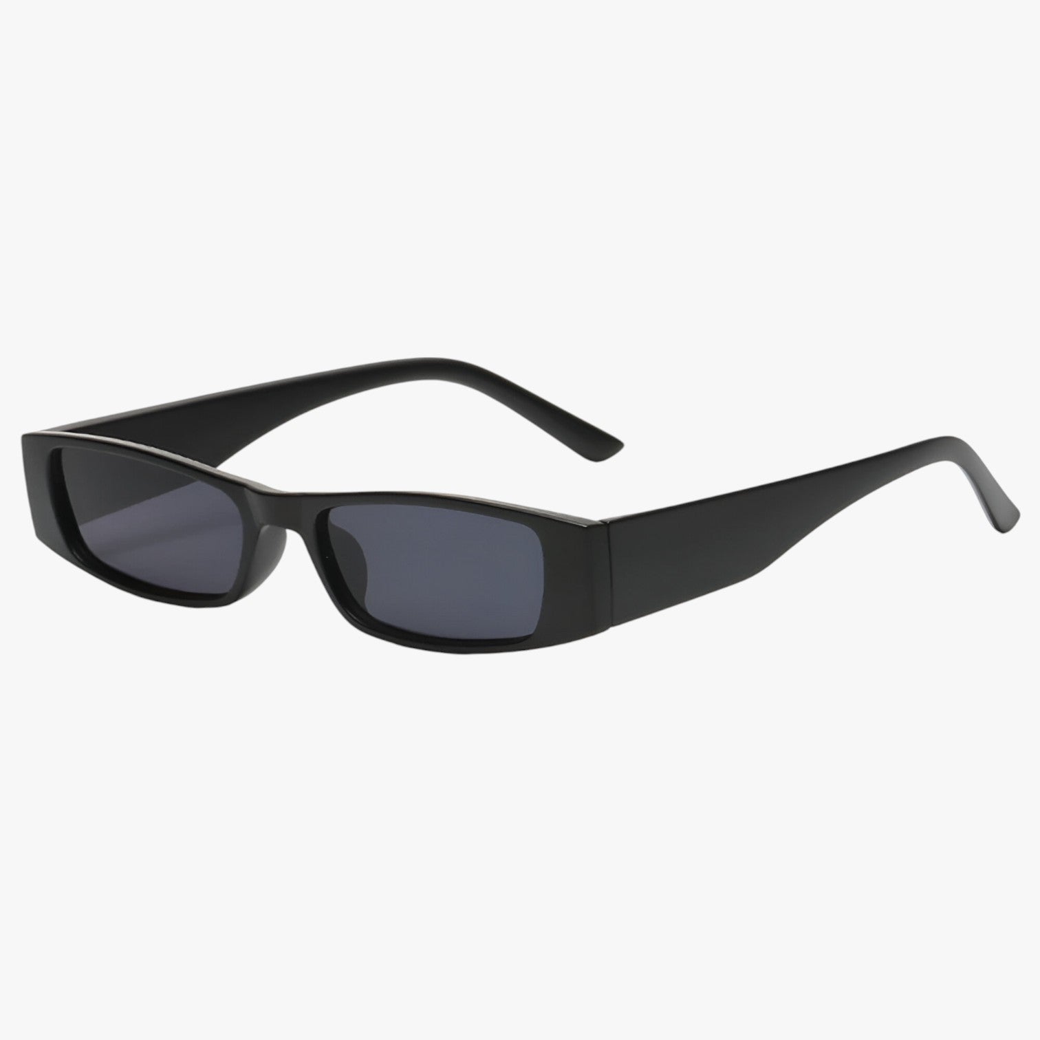 Retro Slim Cat-Eye Occhiali da sole – Stile audace, protezione UV - Nero opaco - audace Fashion Sunglasses occhiali polarized sunglasses women protezione Rectangular Sunglasses retro retro slim slim sole stile Sunglasses - Concept Palermo