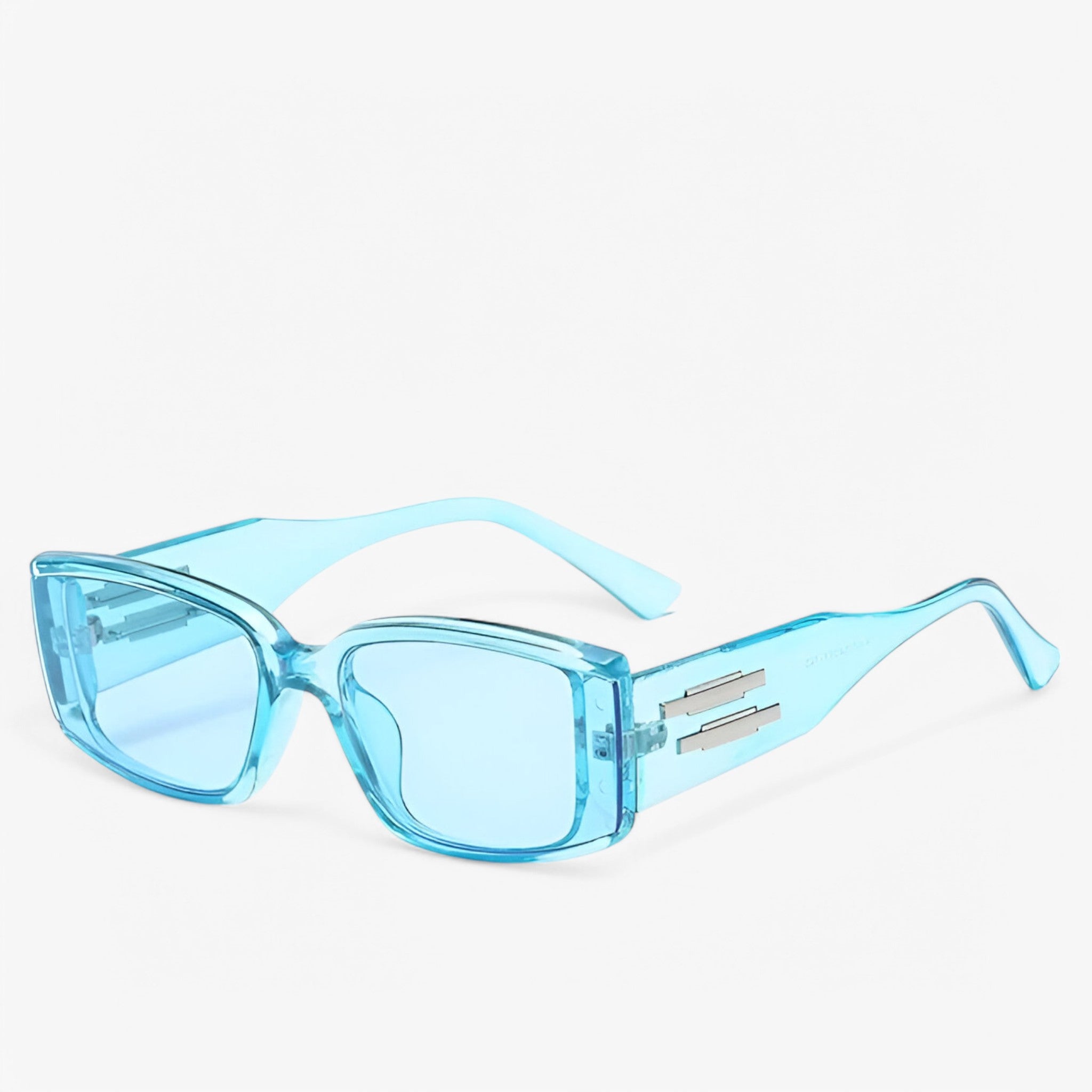 Occhiali da sole retrò con montatura rettangolare piccola - Blu Come immagine - montatura occhiali occhiali sole piccola retr rettangolare shades for men sole sunglasses - Concept Palermo