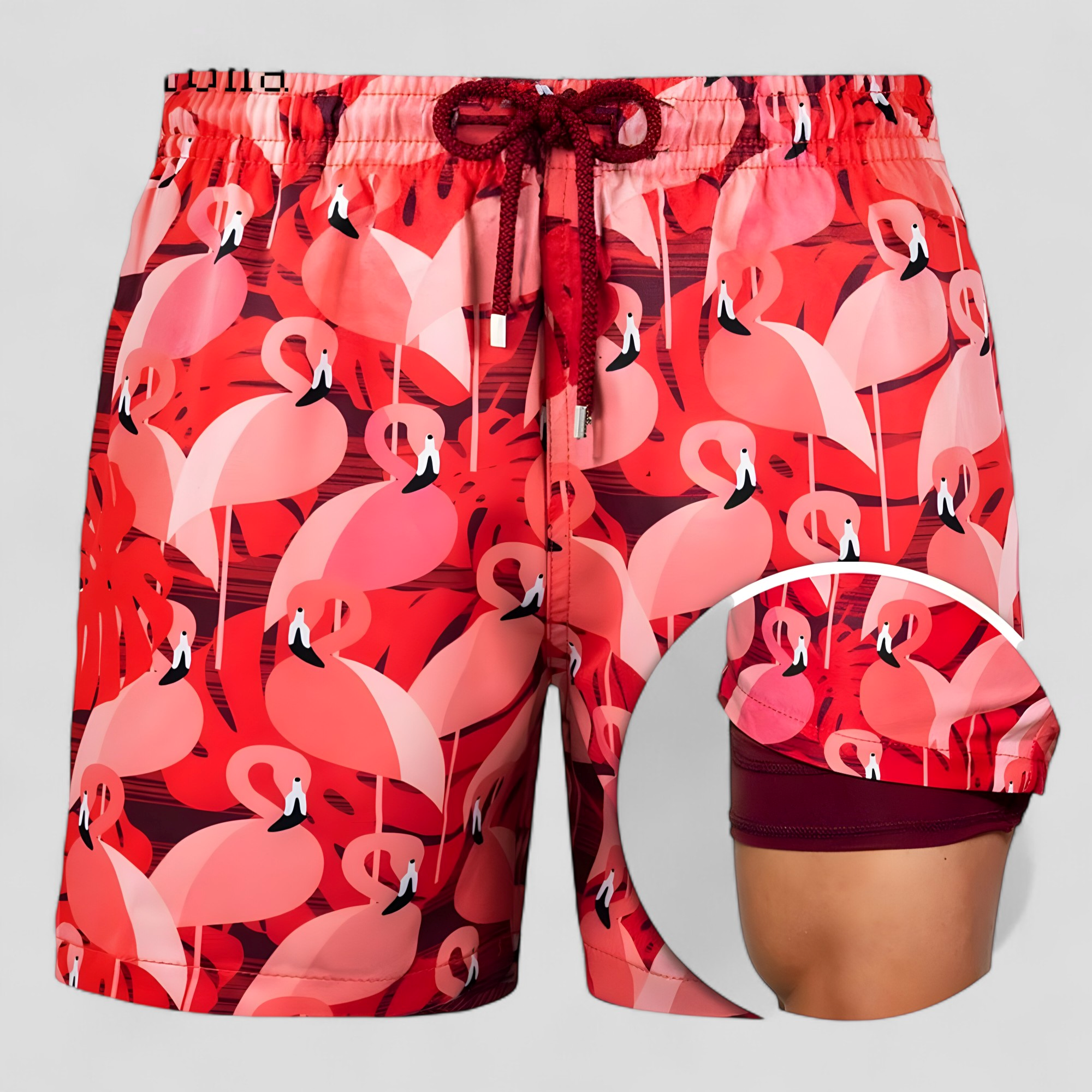 Costume da Bagno Uomo Asciugatura Rapida con Tasche Laterali, Pantaloncino Mare - Rosso 3 - abbigliamento mare asciugatura cintura con cordino costume costume da bagno costume da bagno rapido costume da bagno uomo costume elegante costume per attività acquatiche costume uomo nuoto e sport acquatici rapida shorts shorts da nuoto tasca interna costume tasche uomo - Concept Palermo