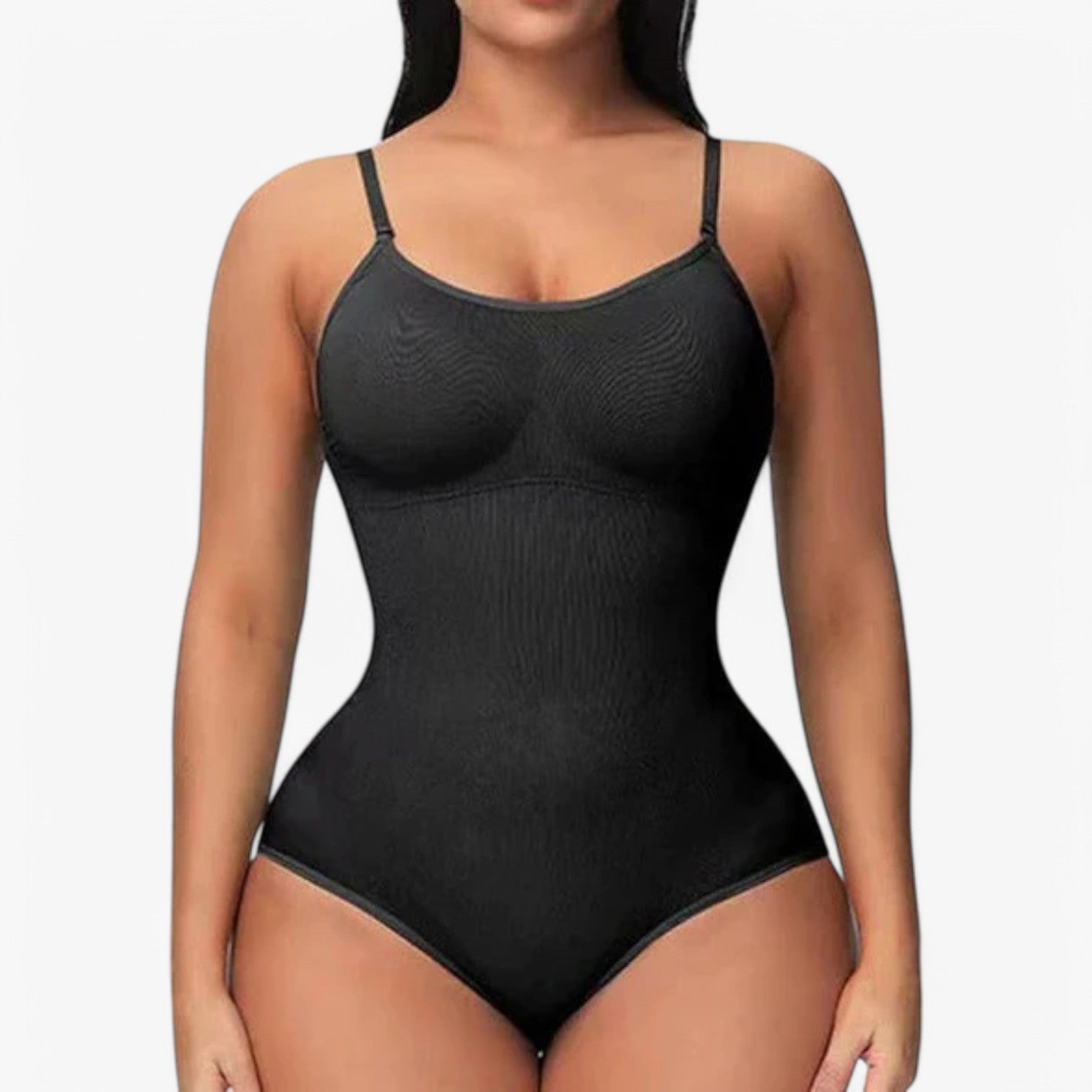 Body Modellante Microfibra Nero Scollo V Profondo - - body body modellante microfibra modellante profondo scollo shapewear™ 1+1 gratis - €25 women - Concept Palermo