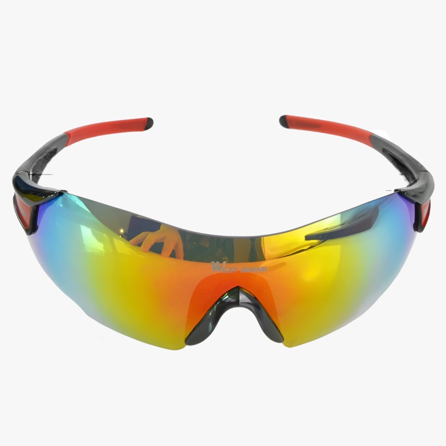 Occhiali da ciclismo antivento – visibilità chiara e protezione totale Uomo - Nero Rosso - antivento chiara ciclismo mens sunglasses occhiali occhiali ciclismo Polarized man sunglasses protezione sunglasses sunglasses polarized men totale - Concept Palermo