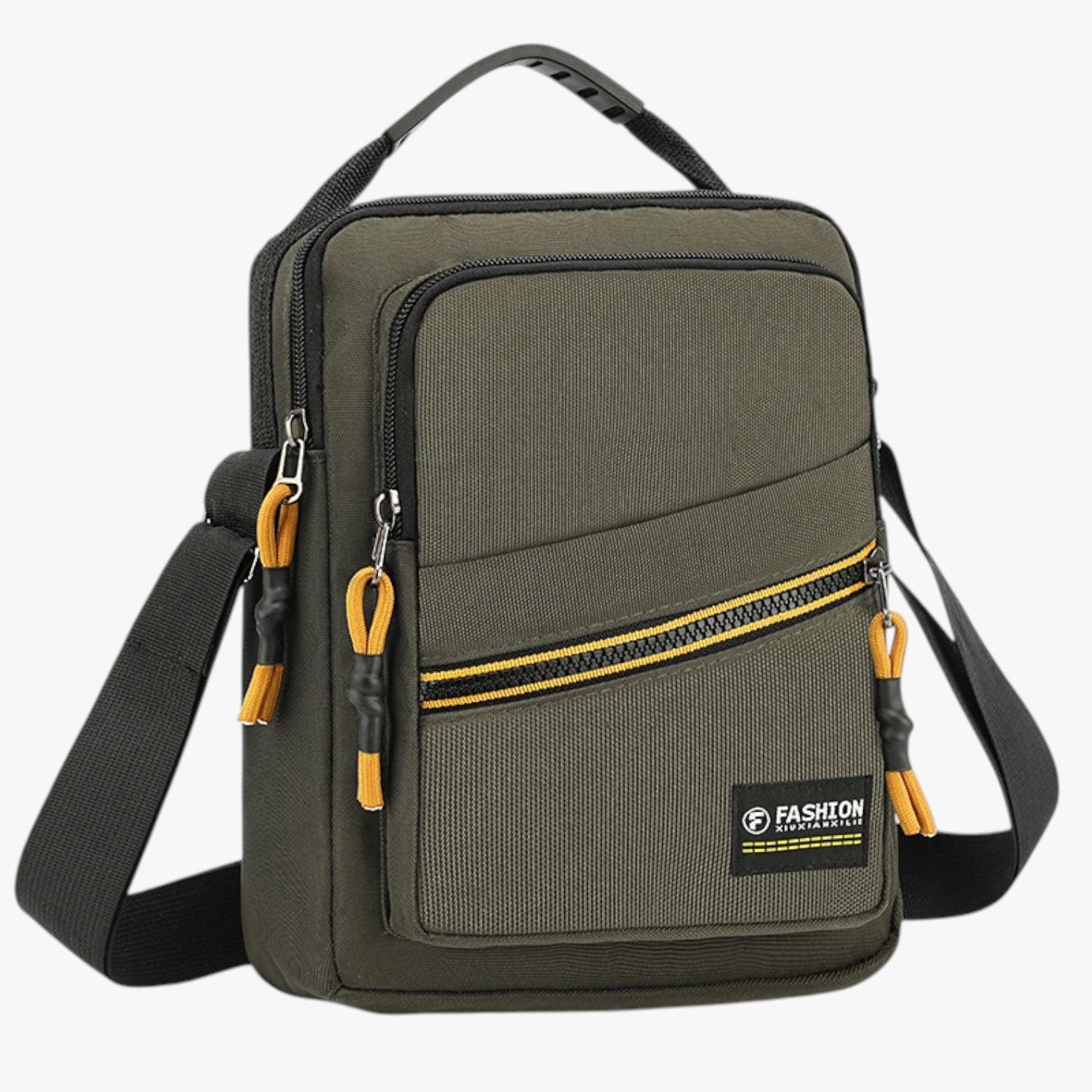 Borsa messenger antifurto da viaggio uomo - verde - antifurto bag Bags bags for men borsa borsa messenger Crossbody Bags mens bag messenger Shoulder & Crossbody Bags uomo viaggio - Concept Palermo