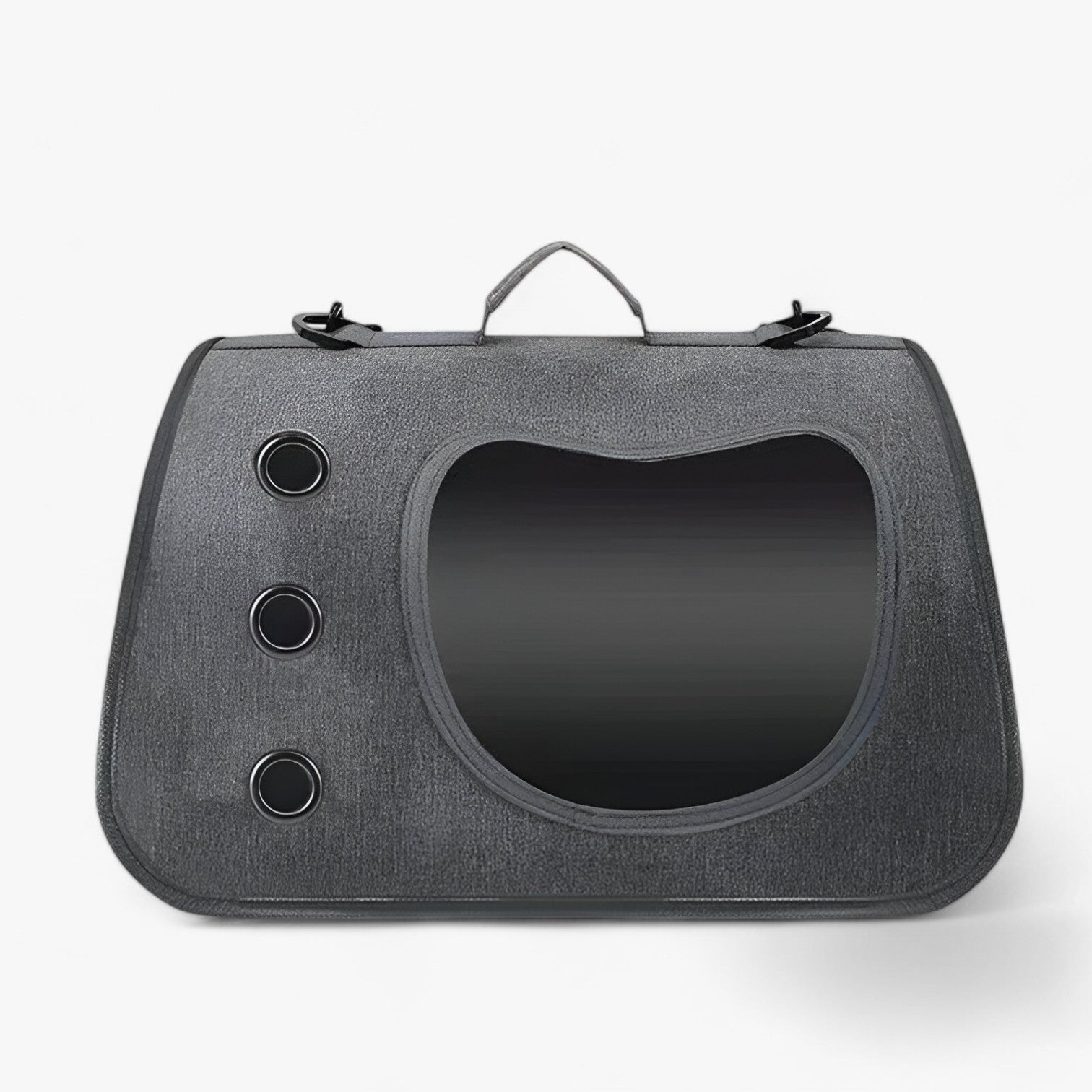 Borsa per gatti trasparente e traspirante per viaggi Lino Uomo - Volto di gatto grigio come mostrare - borsa borsa gatti gatti lino pets & supplies trasparente traspirante uomo - Concept Palermo