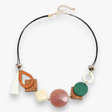 Kettingen met vintage geometrische hanger - Handgemaakte etnische elegantie Lana