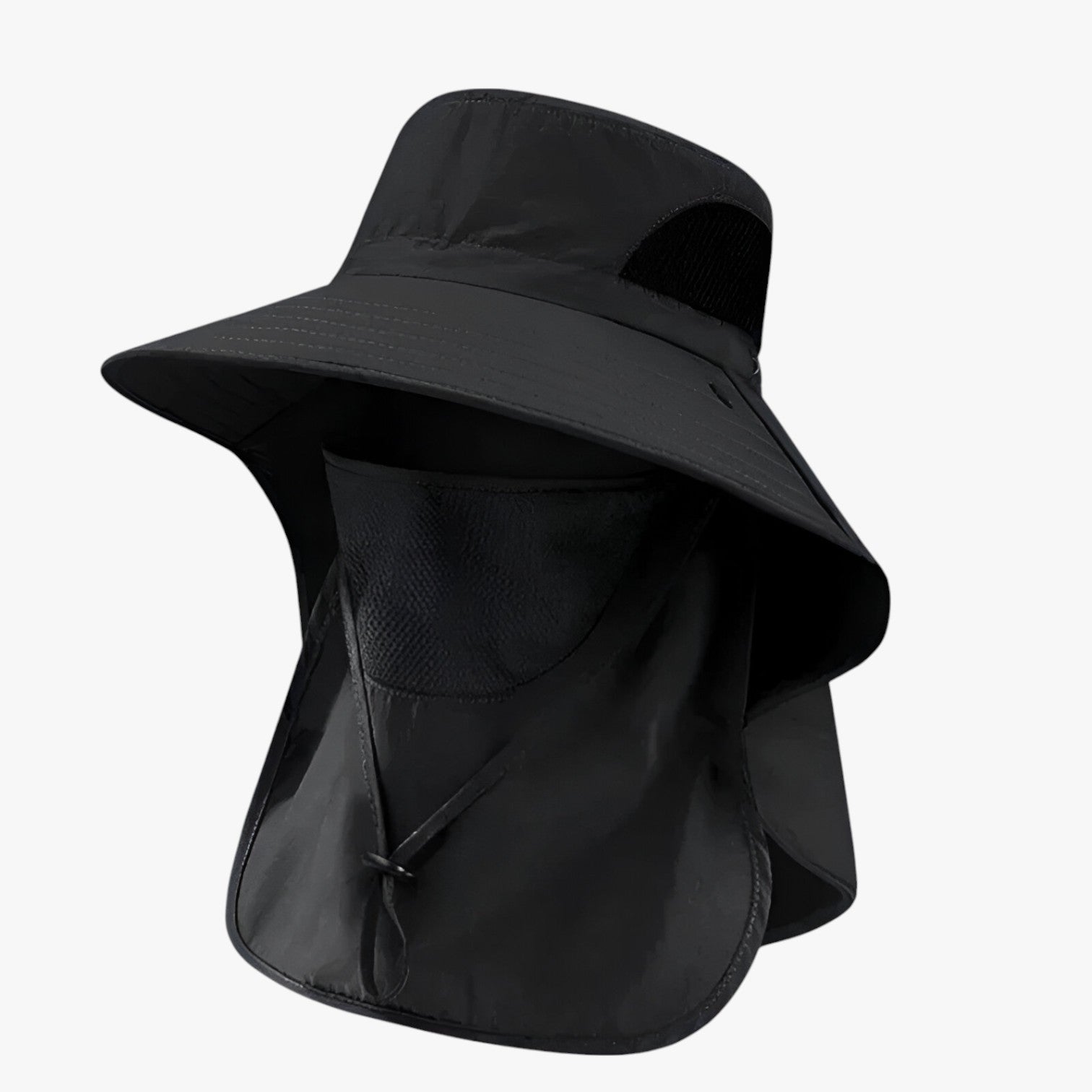 Scarpa da pesca protettiva UV con maschera Uomo - nero Taglia unica - bucket hats maschera men's hat mens accessory pesca protettiva scarpa scarpa pesca Sun Hats uomo - Concept Palermo