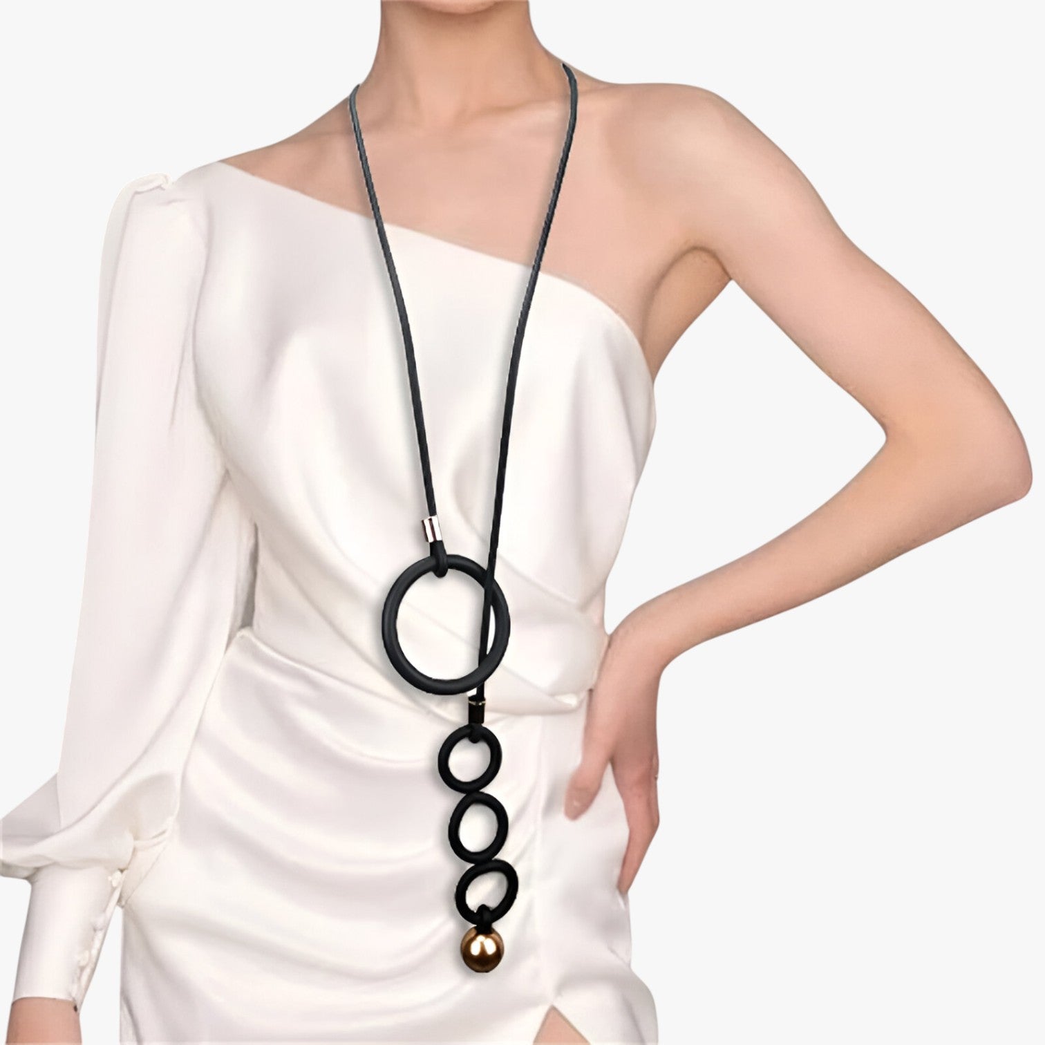 Dichiarazione: collana regolabile di lusso con grandi charm a perla Lana - - charm collana dichiarazione dichiarazione collana elegant womens necklaces Fashion Necklaces grandi jewelry lana Necklace Necklaces for Women perla - Concept Palermo