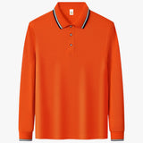Heren Polo Shirt met Lange Mouwen