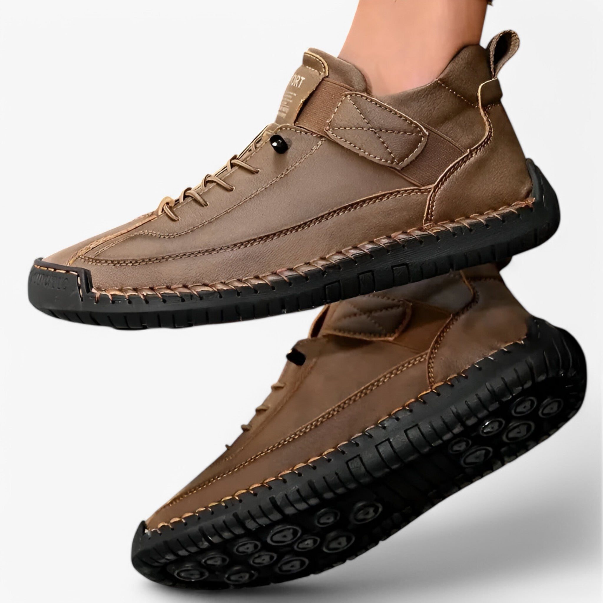 Scarpe Donna Comfort Antiscivolo Morbide per Camminare a Lungo - Marrone Foresta - antiscivolo chaussure comfort google morbide scarpe scarpe comfort shoes - Concept Palermo