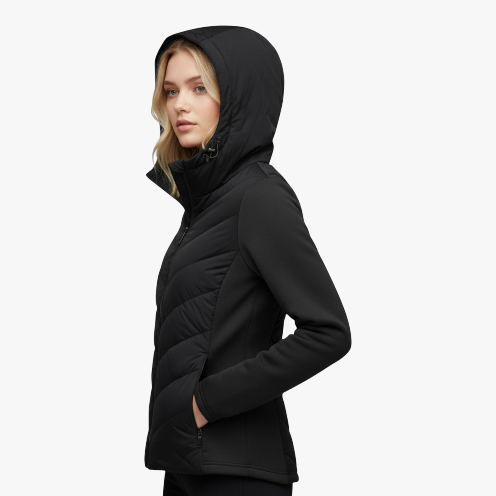 Giacca Invernale Donna con Cappuccio Trapuntata - - attività all'aperto autunno calda cappotto cappuccio comfort design elegante donna giacca giacca donna giacca invernale giacche da donna invernale inverno leggera stile taglie disponibili tessuto di alta qualità trapuntata victoriana - Concept Palermo