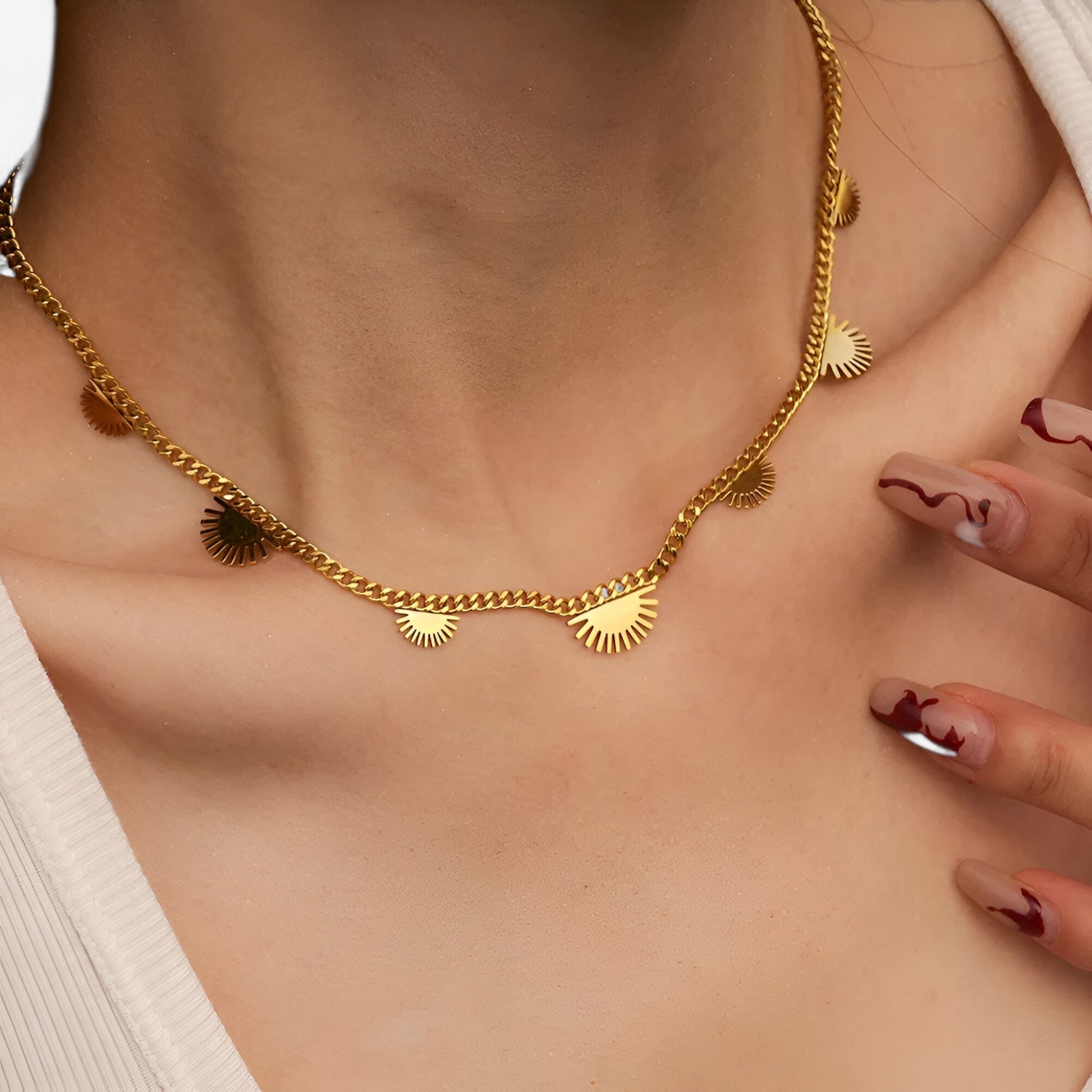 Ciondolo Scintillante Gold - - ciondolo ciondolo scintillante jewelry Jewelry_Women_Necklaces necklace necklaces scintillante - Concept Palermo