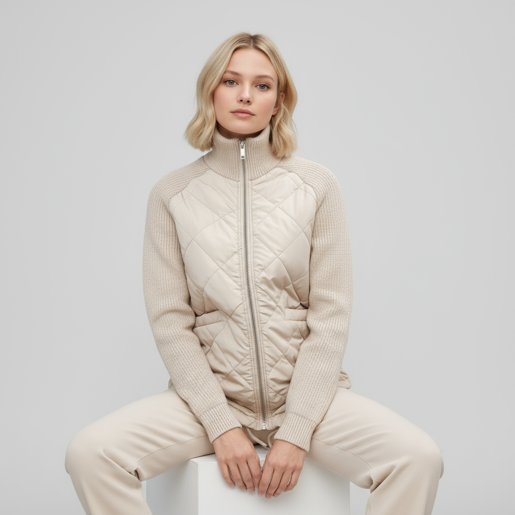 Giacca Piumino Leggera da Donna - - abbigliamento donna donna giacca giacca comoda giacca elegante giacca estiva donna giacca leggera giacca multifunzionale giacca patchwork giacca piumino giacche da donna leggera outerwear femminile piumino piumino donna - Concept Palermo