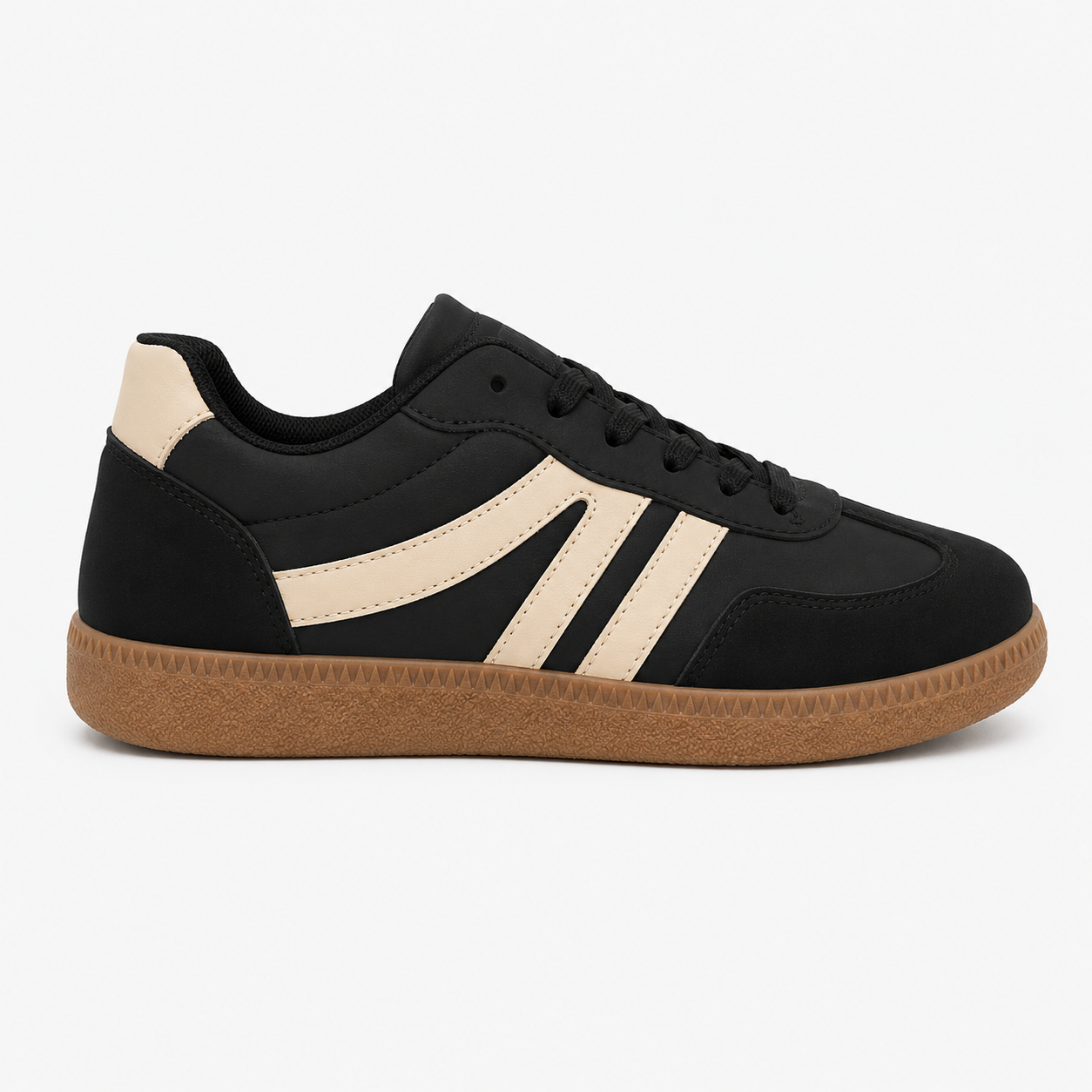 Sneakers Donna in PU con Chiusura con Lacci