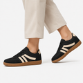Sneakers Donna in PU con Chiusura con Lacci