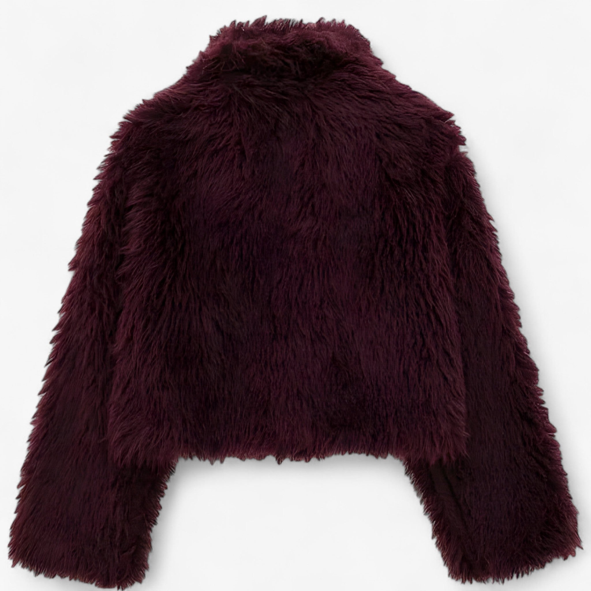 Giacca effetto pelliccia con design moderno Rosso Uomo - - coat coats coats for women design effetto giacca giacca effetto Jackets & Coats pelliccia uomo women's coats & jackets - Concept Palermo