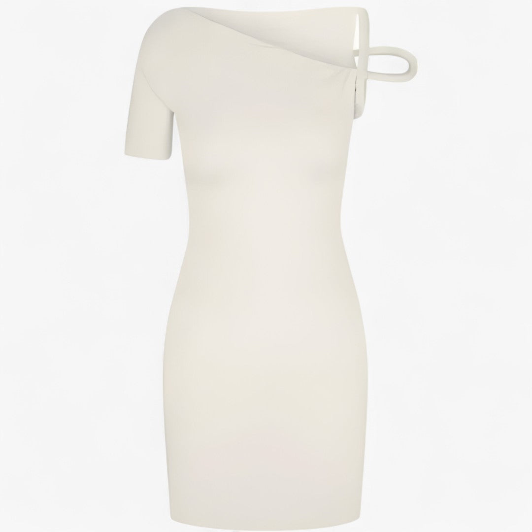 Mini abito asimmetrico intrecciato: audace, e chic senza sforzo Donna - - abito abito asimmetrico asimmetrico audace chic donna DRESS dresses female dress intrecciato - Concept Palermo