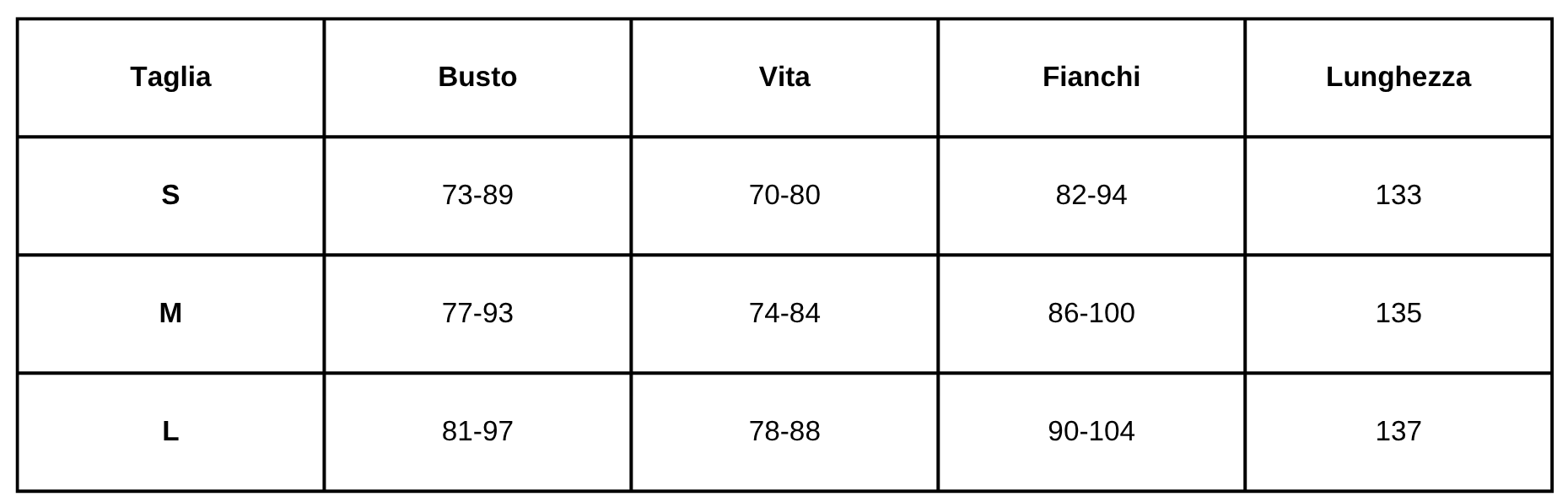 Size Guide