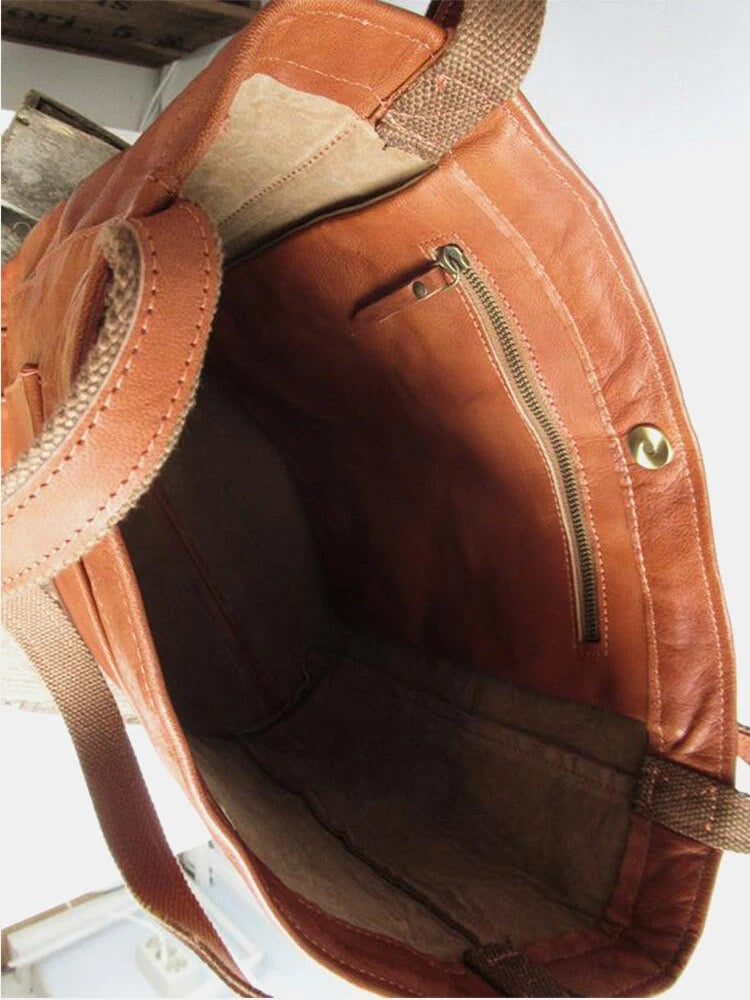 Nova - Borsa in pelle con chiusura a bottone e spazio extra Donna - - Acc bags borsa bottone chiusura donna extra new_for_google_may nova pelle Sale Womenbags - Concept Palermo