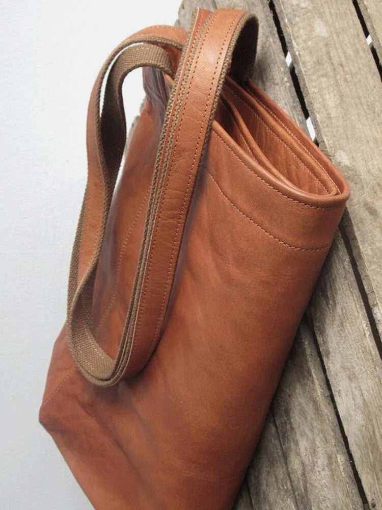 Nova - Borsa in pelle con chiusura a bottone e spazio extra Donna - - Acc bags borsa bottone chiusura donna extra new_for_google_may nova pelle Sale Womenbags - Concept Palermo