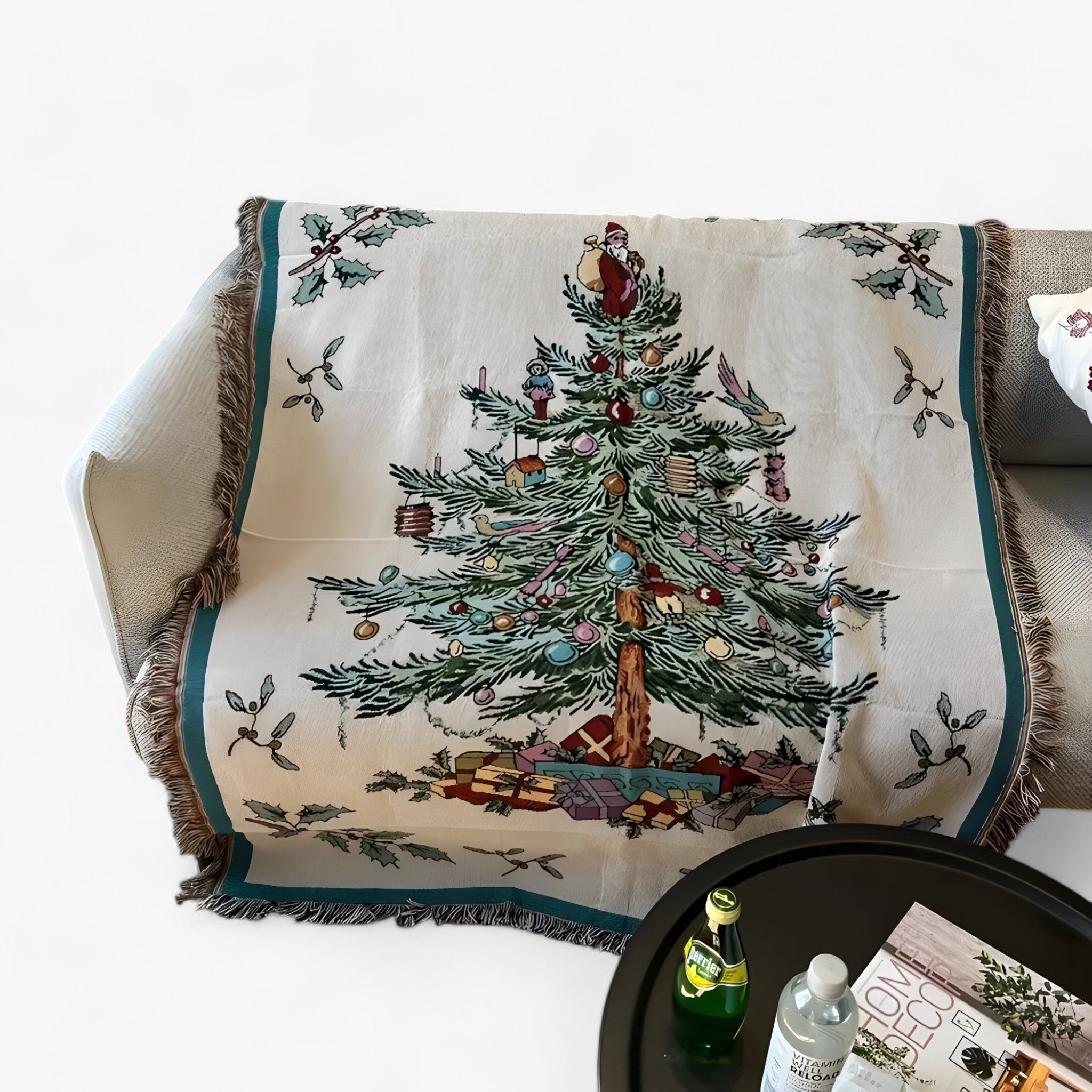 Tappeto Decorativo Festivo Stella di Natale Uomo - Albero di Natale 130x160cm - accessori interni decorativo decorazione Natale eleganza camera festivo motivi schiaccianoci natale regalo Natale stella tappeti tappeto tappeto casa tappeto decorativo tappeto festivo tappeto morbido uomo - Concept Palermo