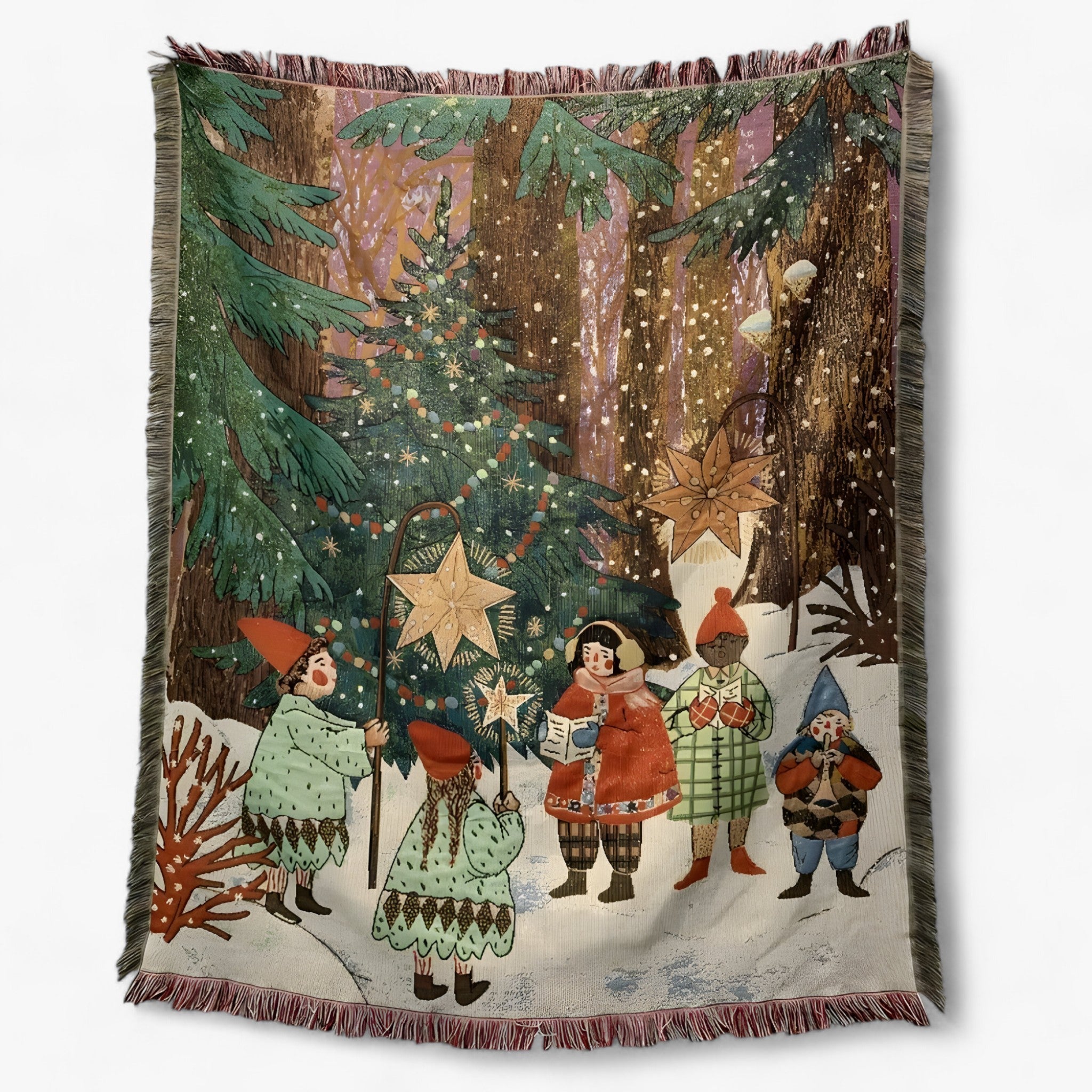 Tappeto Decorativo Festivo Stella di Natale Uomo - Donne di Natale 130x160cm - accessori interni decorativo decorazione Natale eleganza camera festivo motivi schiaccianoci natale regalo Natale stella tappeti tappeto tappeto casa tappeto decorativo tappeto festivo tappeto morbido uomo - Concept Palermo