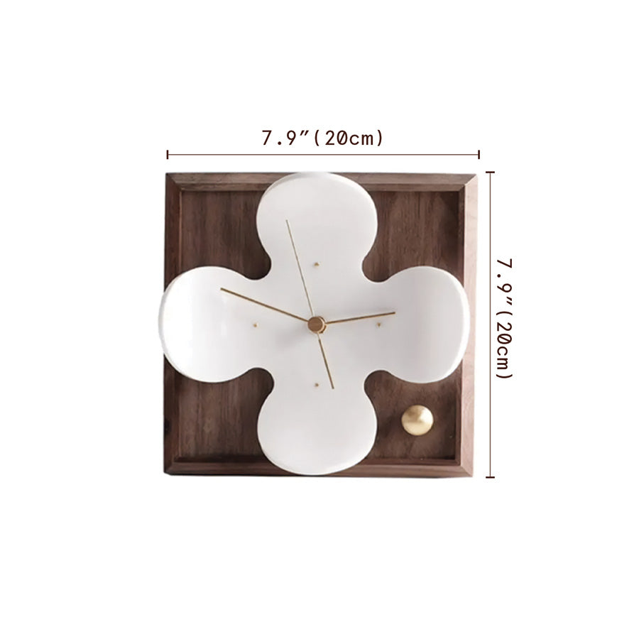 Tulipa Orologio da Parete Design per Trasformare la Tua Casa Oro Legno Uomo - - casa Decor design legno orologio parete trasformare tulipa tulipa orologio Wall Clock - Concept Palermo