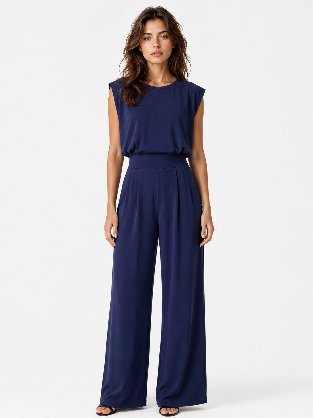 Tuta Donna Elegante a Gamba Larga in Poliestere – Stile Moderno e Raffinato - - abbigliamento per eventi abbigliamento sensuale completa donna moda donna one-pieces stile moderno tuta tuta casual tuta donna tuta elegante tuta femminile tuta in poliestere tuta versatile versatile vestibilità comoda - Concept Palermo