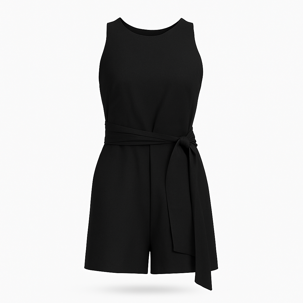 Tuta Donna per Ogni Occasione Poliestere - Nero - abbigliamento versatile abito formale casual chic donna moda donna occasione ogni one-pieces poliestere taglio moderno tuta tuta donna tuta elegante tuta poliestere vestibilità comoda - Concept Palermo