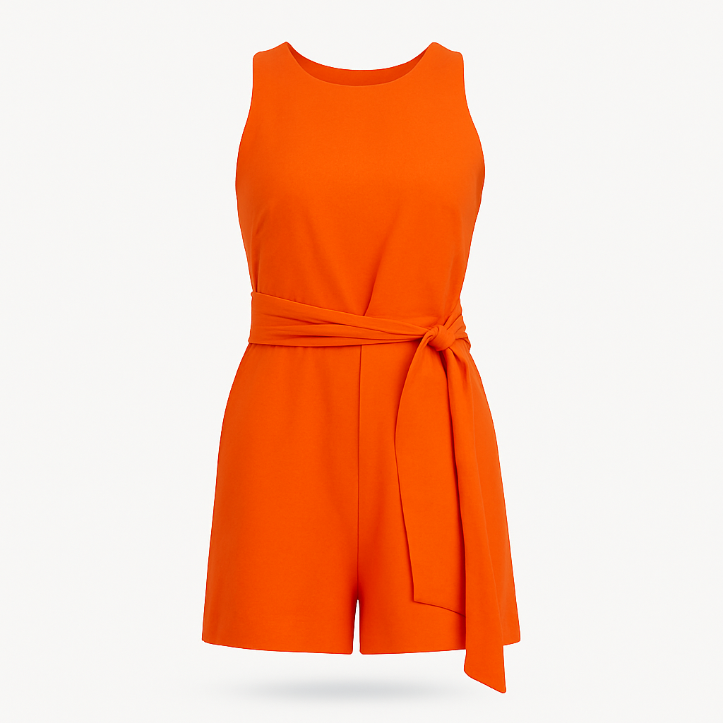 Tuta Donna per Ogni Occasione Poliestere - Arancio - abbigliamento versatile abito formale casual chic donna moda donna occasione ogni one-pieces poliestere taglio moderno tuta tuta donna tuta elegante tuta poliestere vestibilità comoda - Concept Palermo