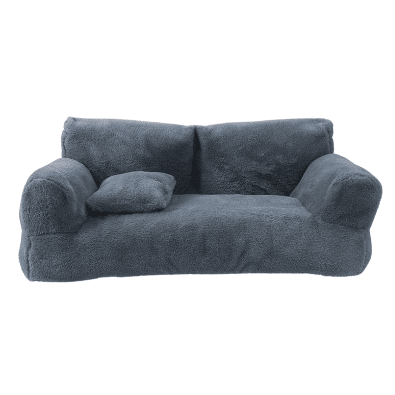 Copridivano Calmante per Animali Domestici Grigio Chiaro - Comfort Rilassante per Divano - Microfibra