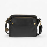 AgentBag™ Schoudertas van Echt Zwart Leer voor Heren/Dames - Elegant en Functioneel