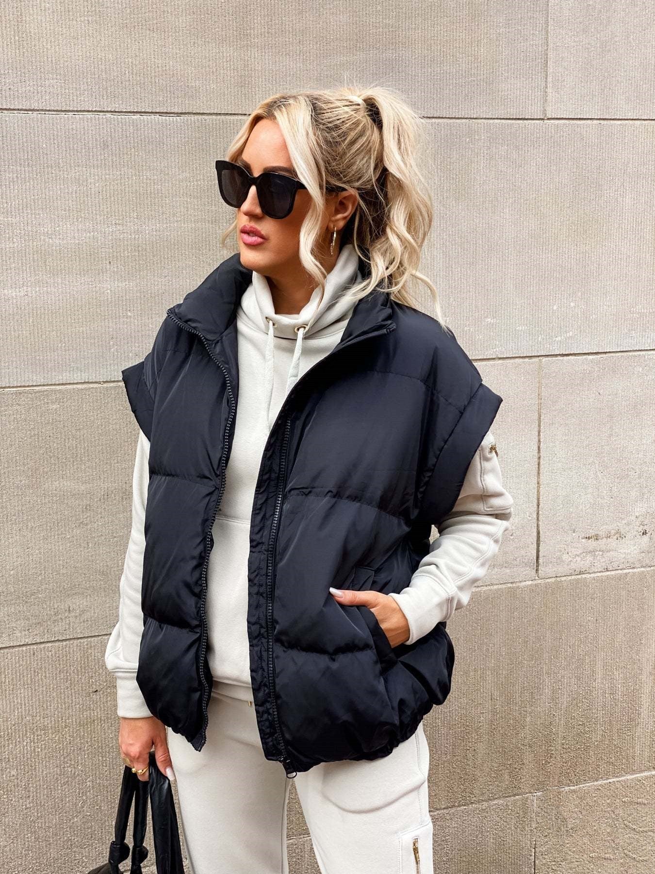 Veste Élégante à Manches Tendance Femme Autumn Collection - Noir - autumn collection cross-from-seroa-10300996124938 femme manches mode femme New-google style moderne tendance tendances mode veste veste avec poches veste confortable veste lavable veste polyvalente veste tendance veste élégante vêtement décontracté élégante - Concept Palermo