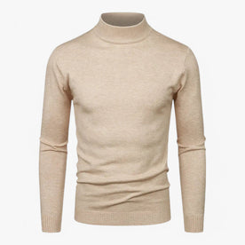 Maglione in lana Uomo - Beige S - lana maglione maglione lana Men men's sweater Solid uomo Wool - Concept Palermo