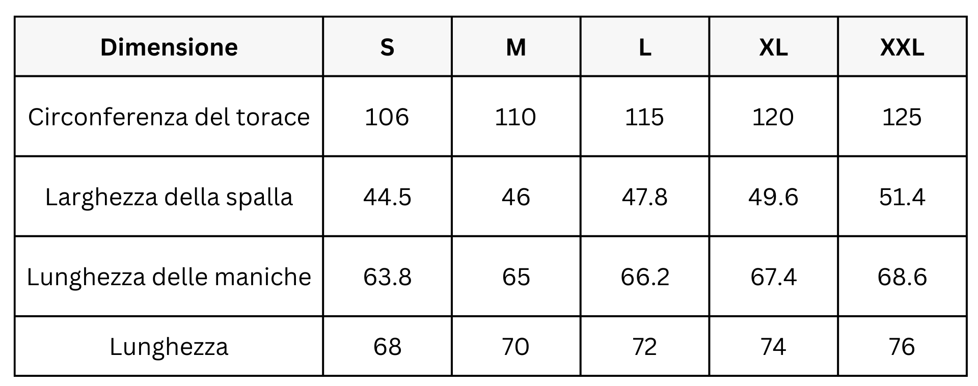 Size Guide