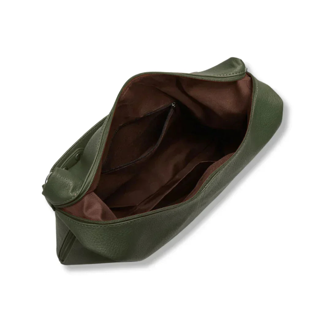 Borsa Hobo Donna Grande in Pelle Vegana Nera con Tracolla Regolabile - - Bags borsa borsa hobo donna hobo Leather Bag pelle vegana women bags - Concept Palermo