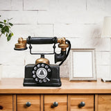 RetroTech - antieke telefoondecoratie rood
