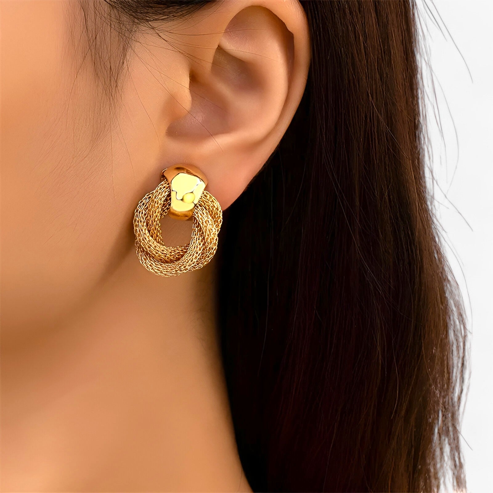 Orecchini Twist Metallici per Ogni Occasione Donna - - donna EARRINGS Earrings for Women Girls jewelry metallici New Fashion Earrings occasione ogni orecchini orecchini twist twist - Concept Palermo