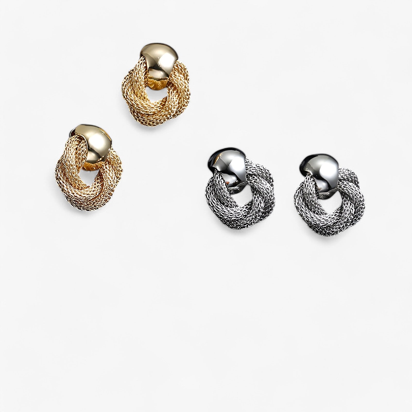 Orecchini Twist Metallici per Ogni Occasione Donna - - donna EARRINGS Earrings for Women Girls jewelry metallici New Fashion Earrings occasione ogni orecchini orecchini twist twist - Concept Palermo