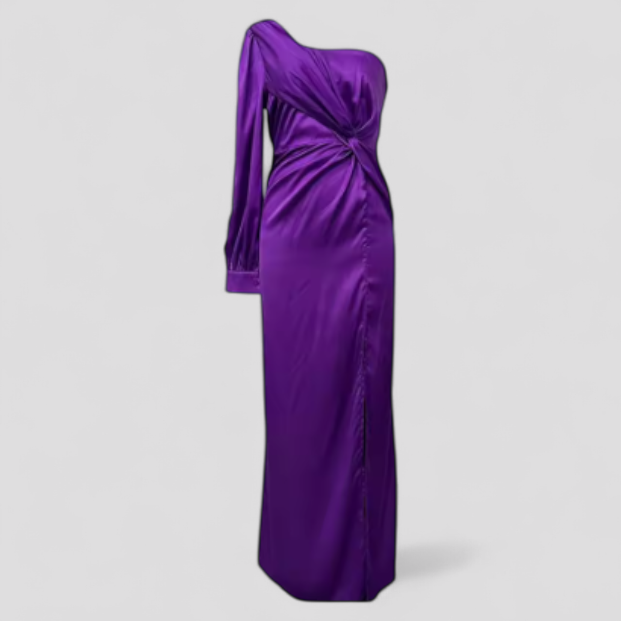 Abito Midi Donna con Spallina Unica - - abiti da donna abiti moda abiti per cerimonie abiti per eventi abito abito chic abito midi abito midi eleganti abito spallina unica donna dress elegant eleganza senza tempo midi robie di eleganza spallina unica vestito formale - Concept Palermo