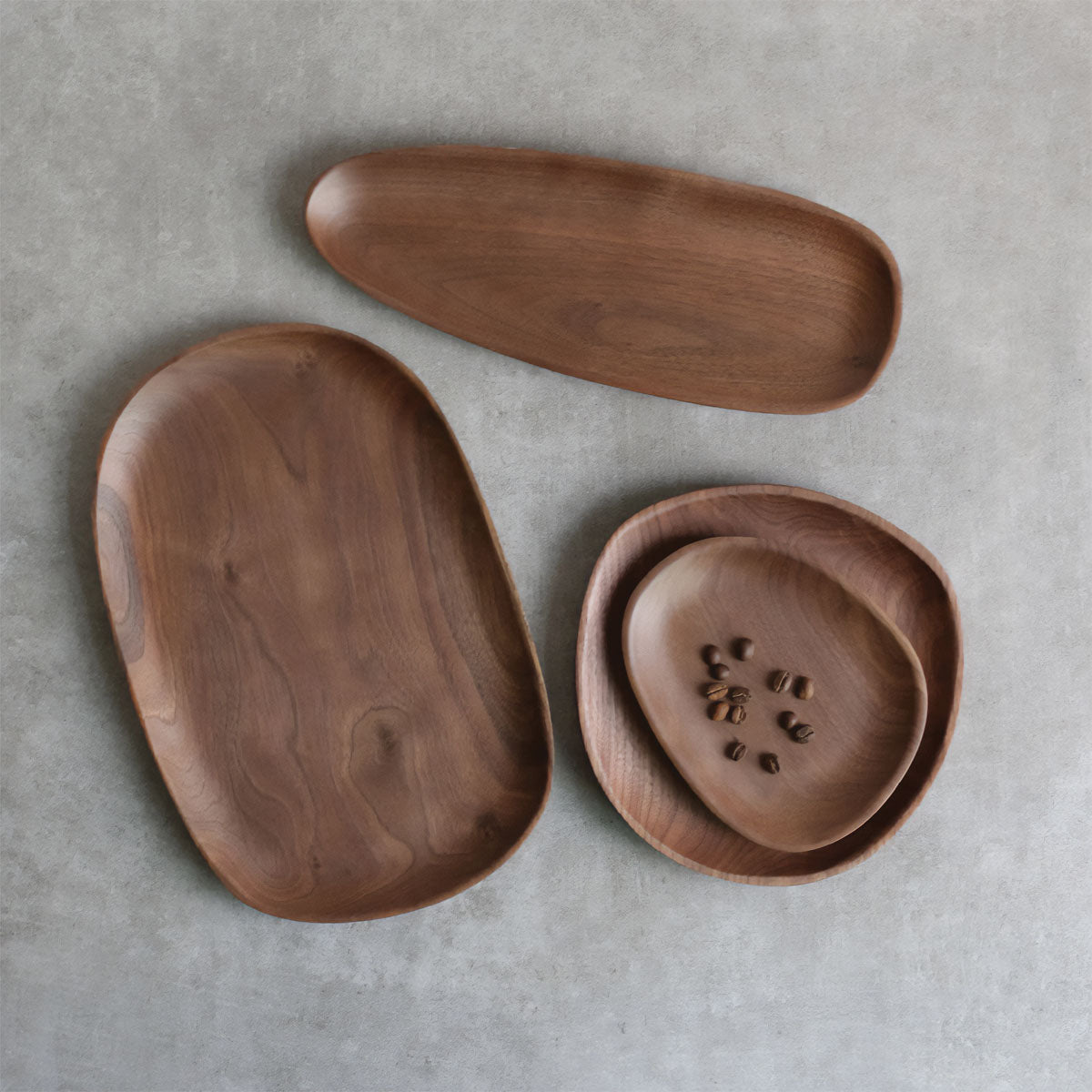Piatti in Noce e Acacia Servizio da Tavola in Legno per Intrattenimento Stile - Noci - acacia Decor home & garden intrattenimento Kitchen legno noce piatti piatti noce servizio Tableware - Concept Palermo