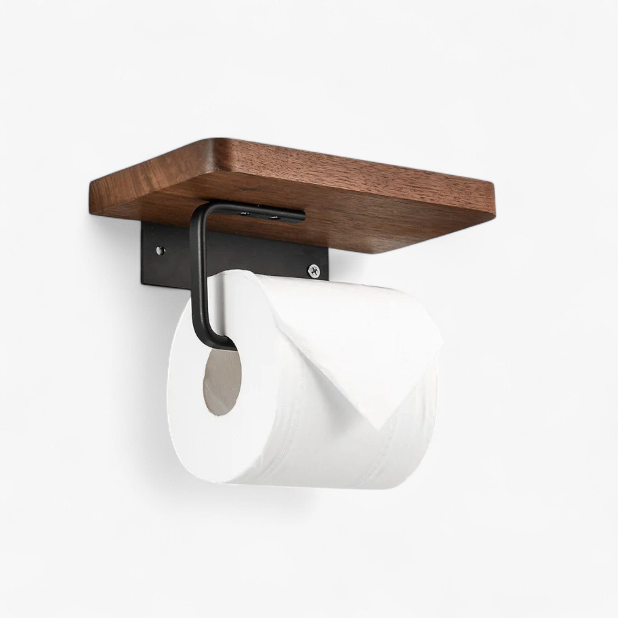 SmartHome - Porta carta igienica in legno supporto per telefono - - Bathroom accessories carta Home home & garden igienica legno phone holder porta smarthome supporto telefono toilet paper holder - Concept Palermo